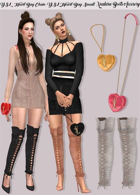 ysl heart bag sims 4|39+ Sims 4 Bags CC for Stylish Gameplay and Customization.